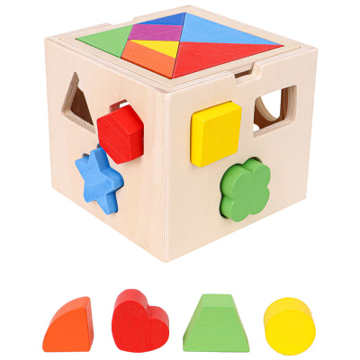 Сортер-куб с танграмом Рыжий кот AN02263 1